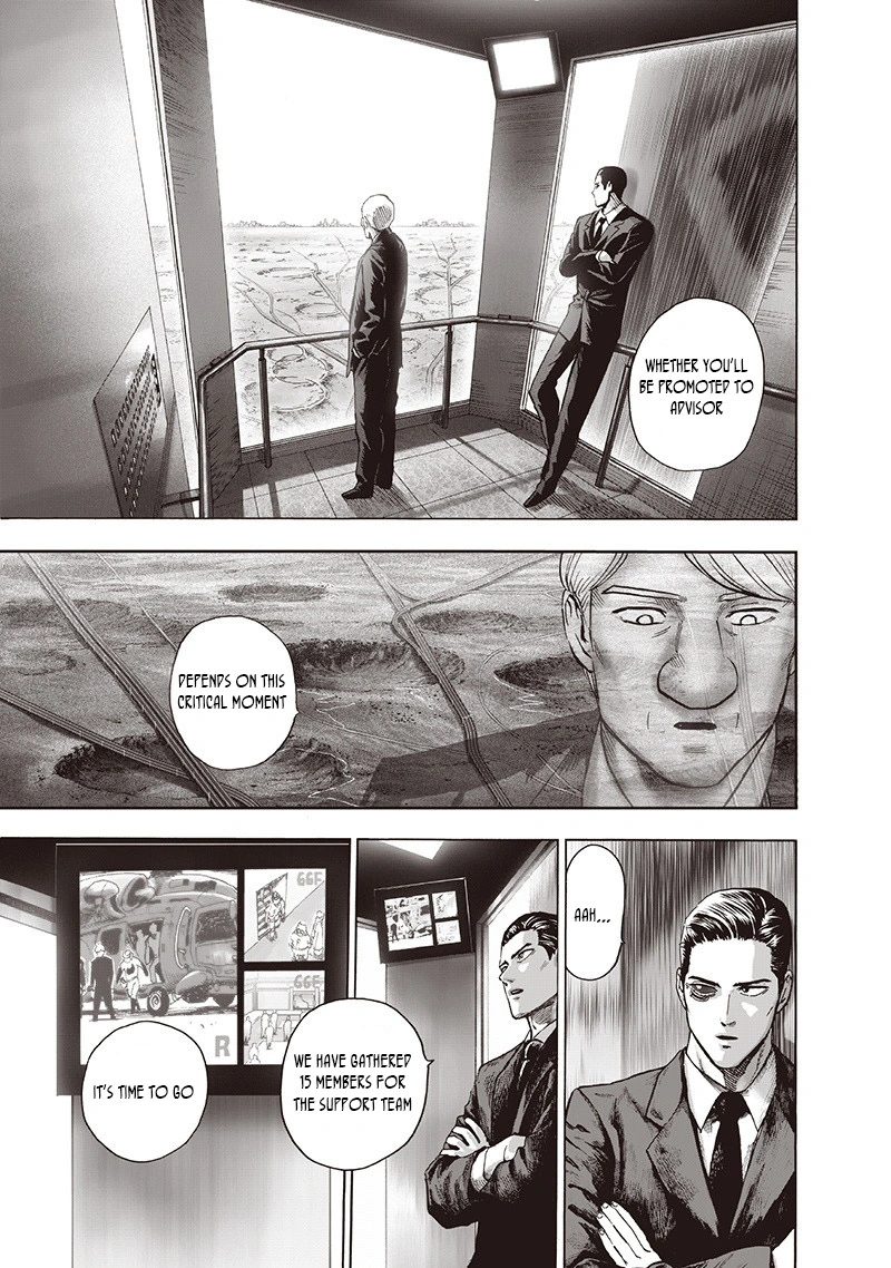 One Punch Man Manga Chapter 93 page 33 - Let's Go! scene