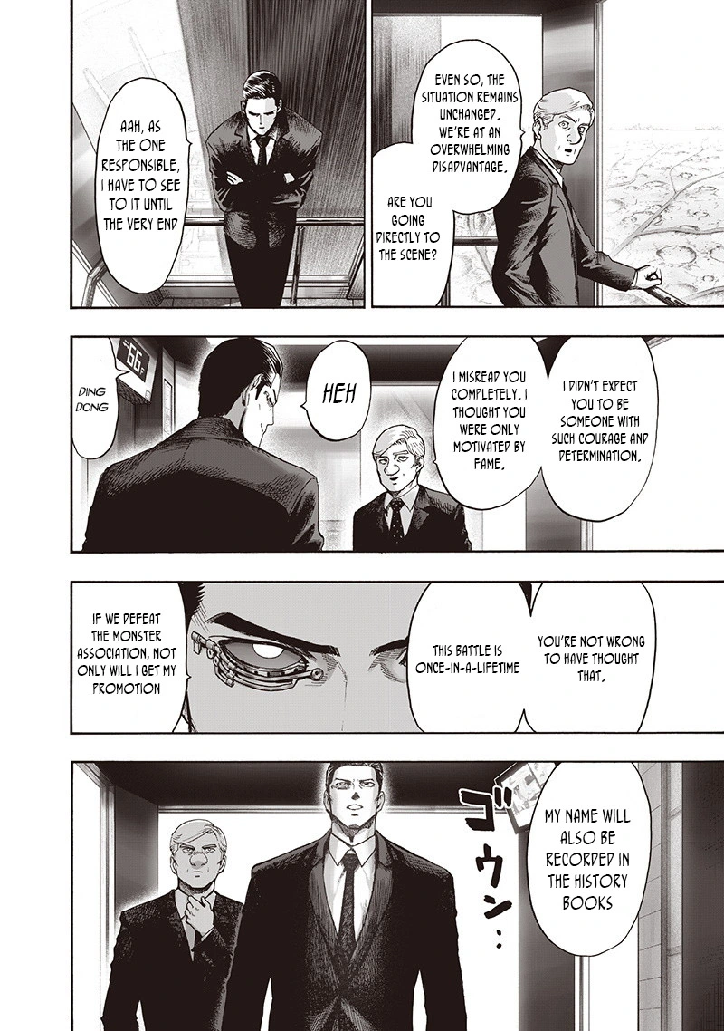 One Punch Man Manga Chapter 93 page 34 - Let's Go! scene