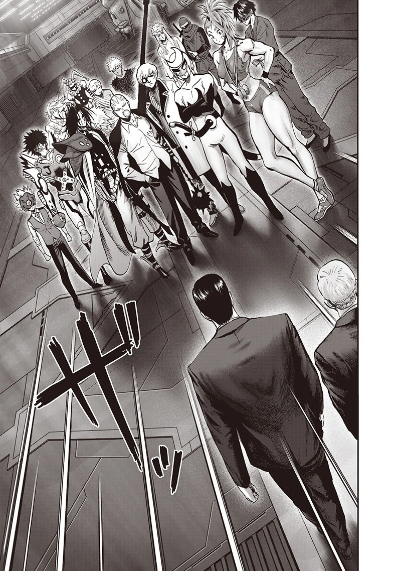 One Punch Man Manga Chapter 93 page 35 - Let's Go! scene