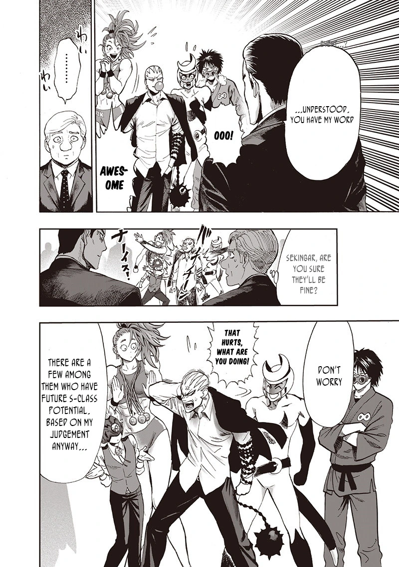 One Punch Man Manga Chapter 93 page 40 - Let's Go! scene