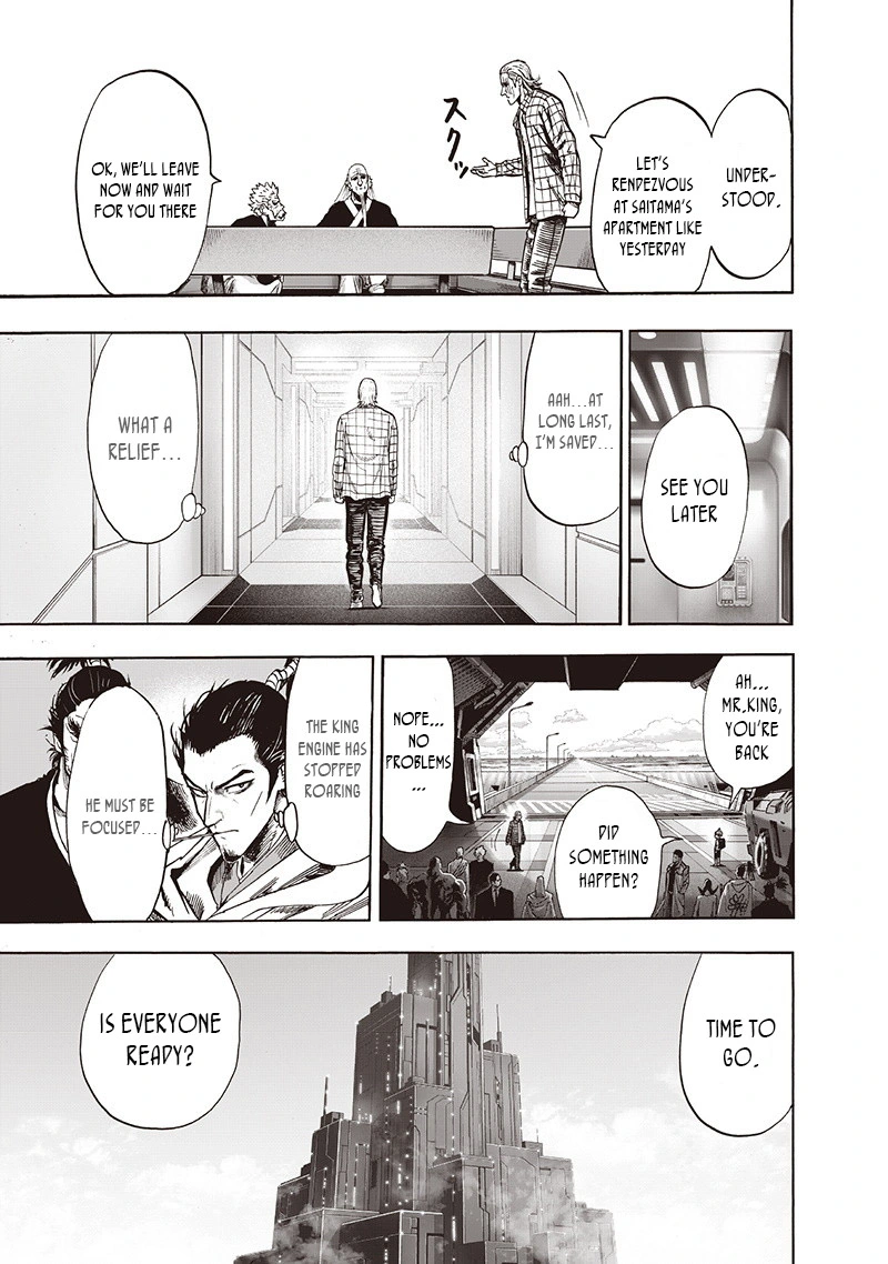 One Punch Man Manga Chapter 93 page 51 - Let's Go! scene