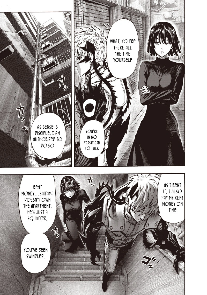 One Punch Man Manga Chapter 93 page 60 - Let's Go! scene