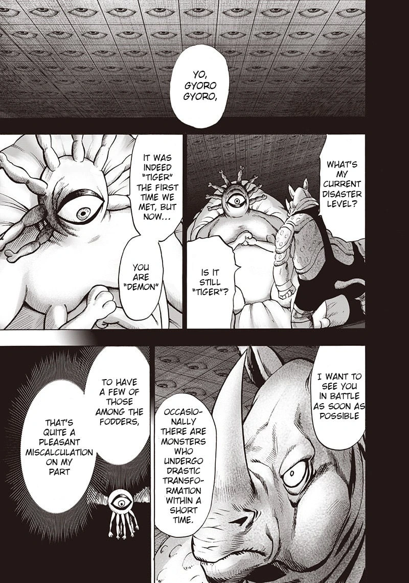 One Punch Man Manga Chapter 94 page 112 - I See scene