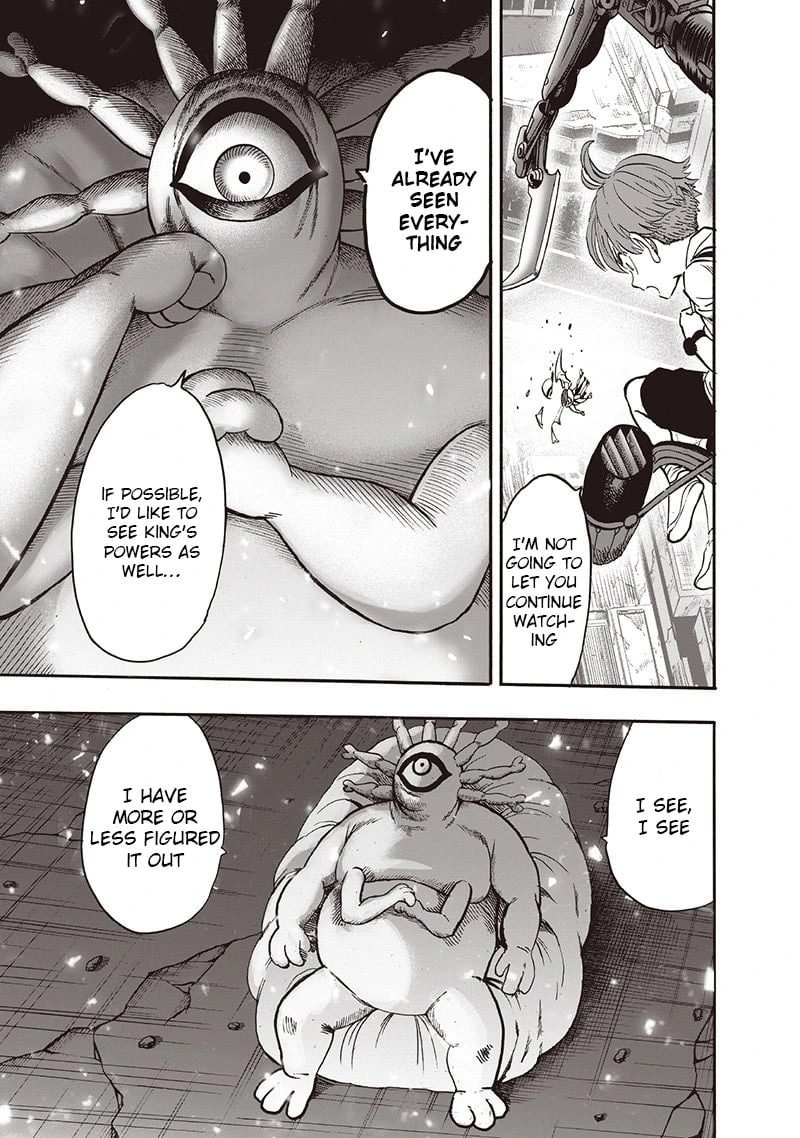 One Punch Man Manga Chapter 94 page 140 - I See scene