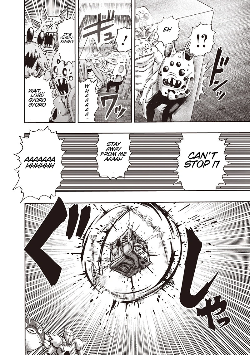One Punch Man Manga Chapter 95 page 10 - Speedster scene