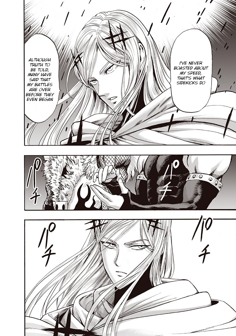 One Punch Man Manga Chapter 95 page 19 - Speedster scene