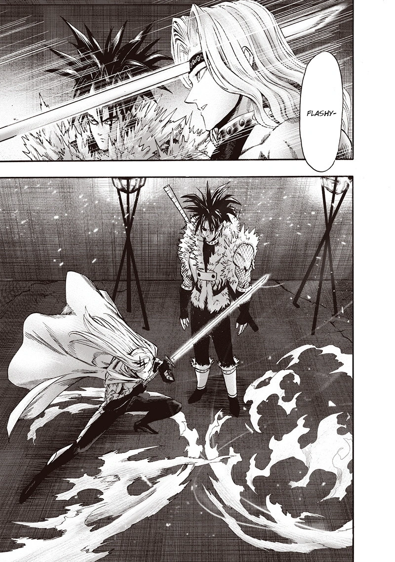 One Punch Man Manga Chapter 95 page 22 - Speedster scene