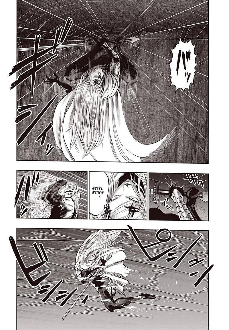 One Punch Man Manga Chapter 95 page 28 - Speedster scene