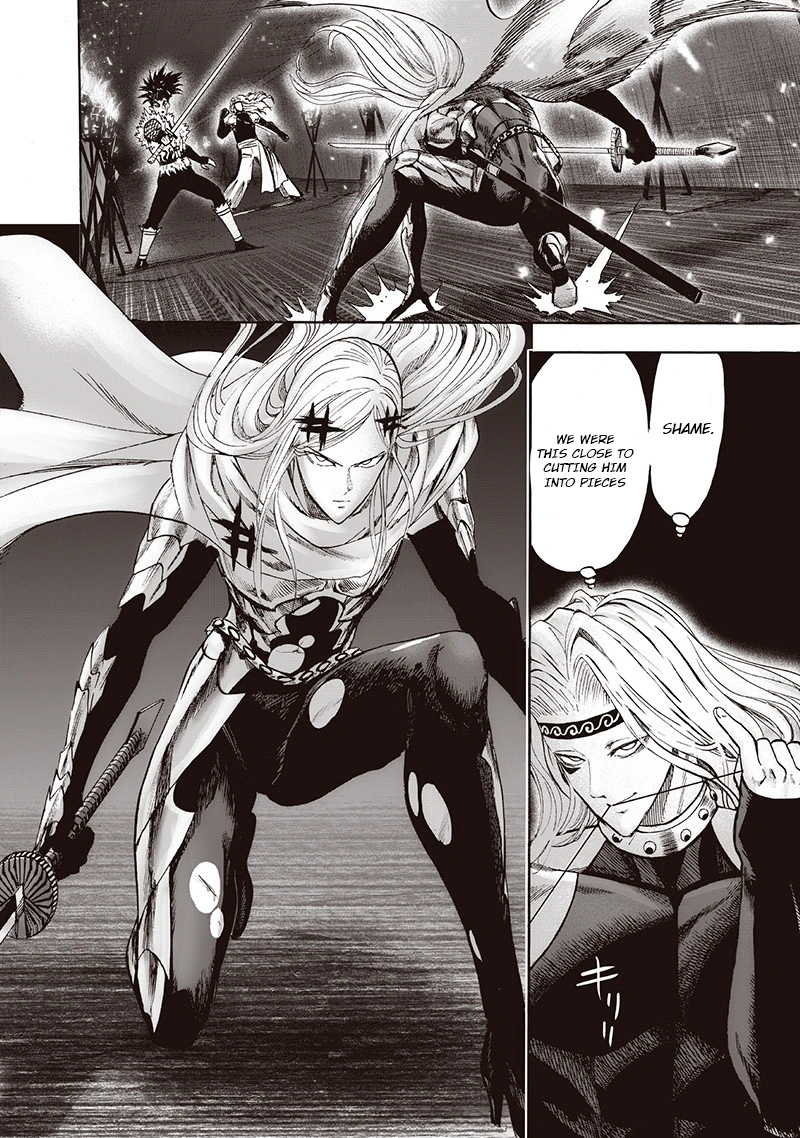 One Punch Man Manga Chapter 95 page 29 - Speedster scene