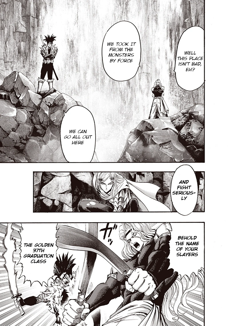 One Punch Man Manga Chapter 95 page 39 - Speedster scene