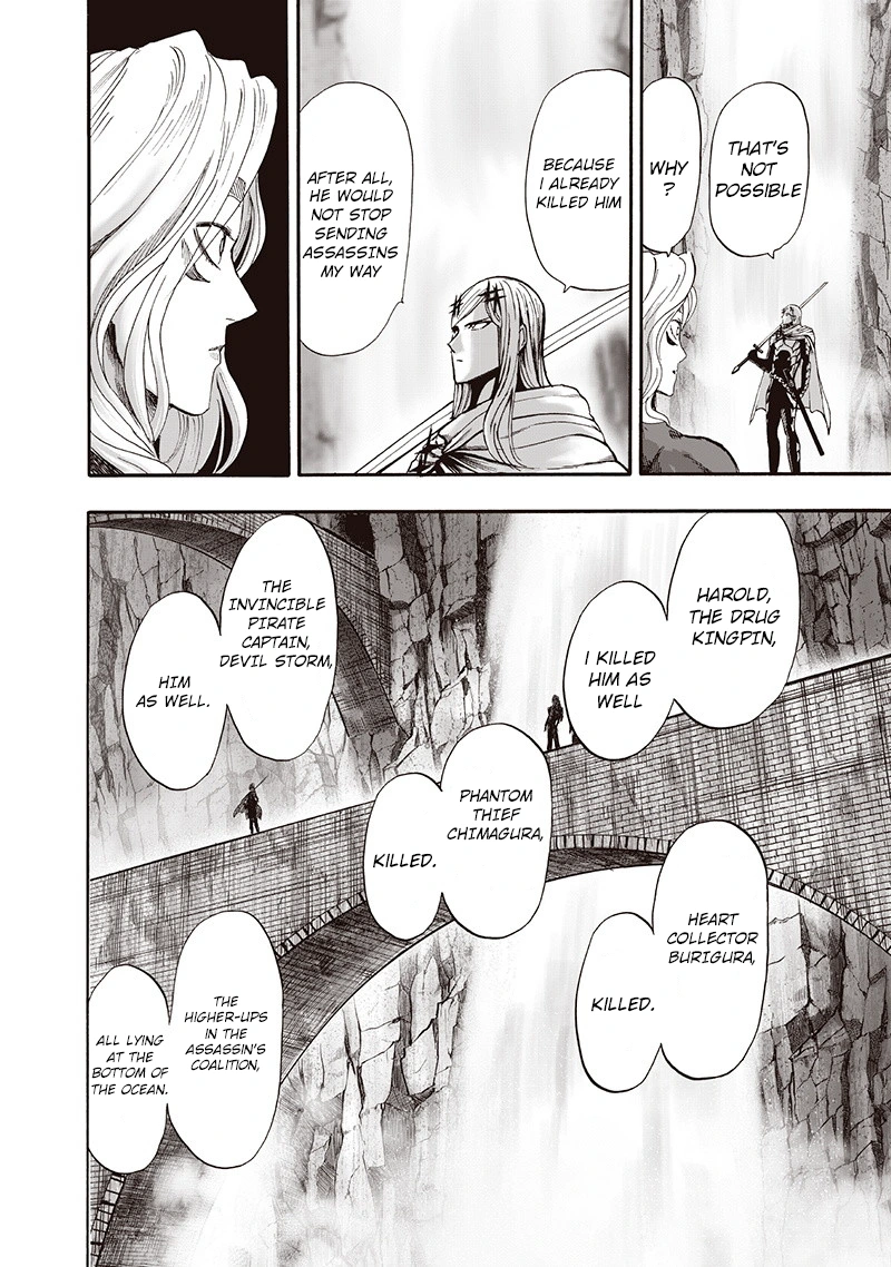 One Punch Man Manga Chapter 95 page 44 - Speedster scene