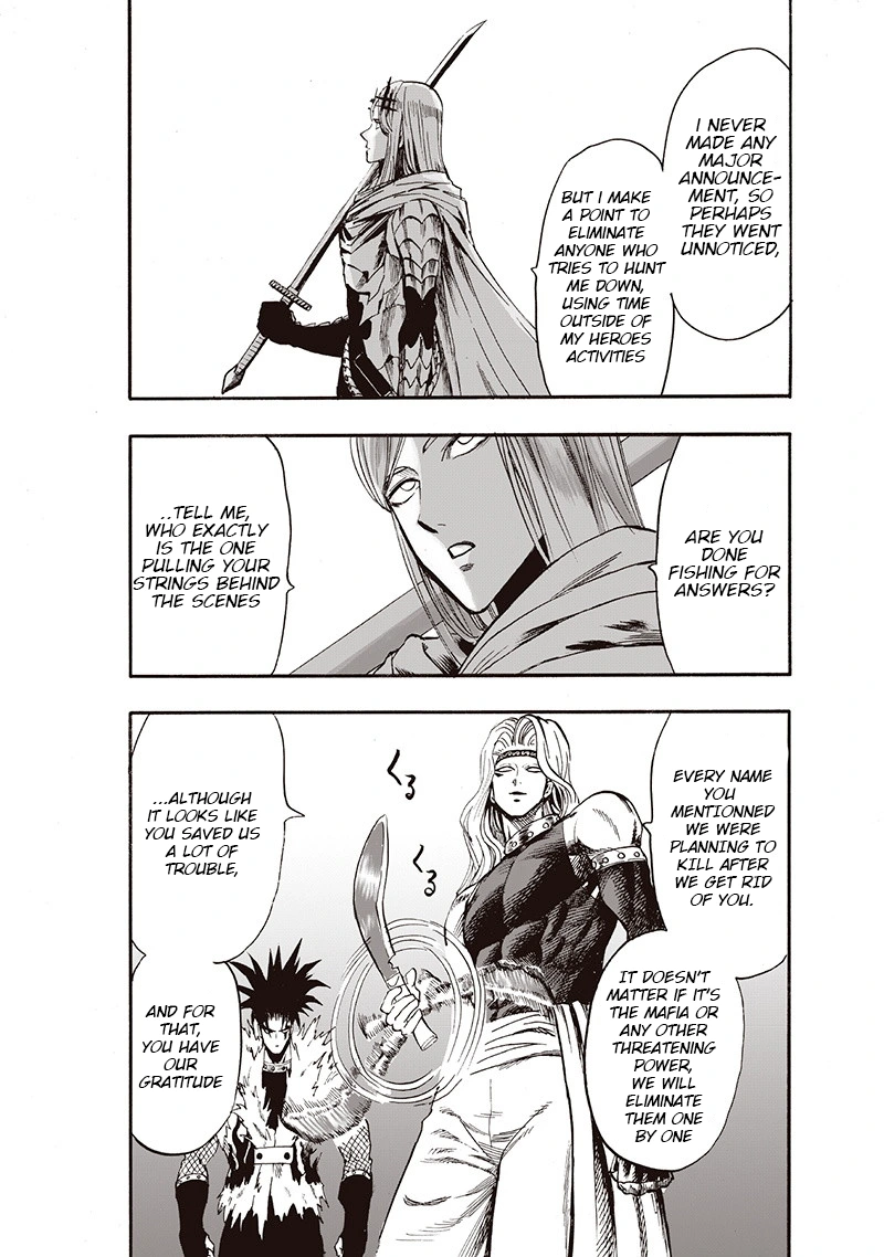 One Punch Man Manga Chapter 95 page 45 - Speedster scene