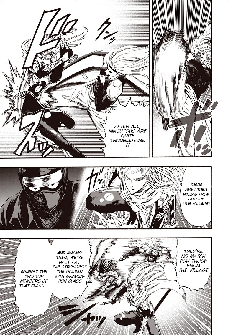 One Punch Man Manga Chapter 95 page 47 - Speedster scene