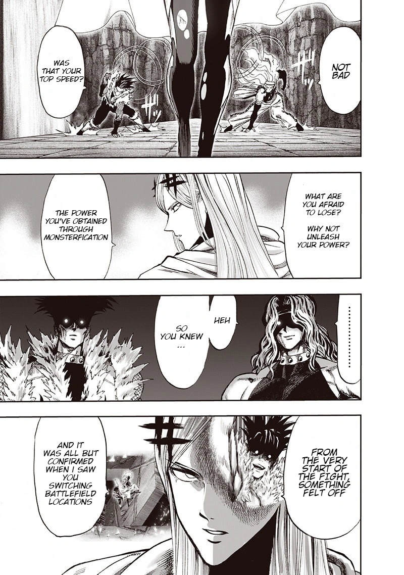 One Punch Man Manga Chapter 95 page 49 - Speedster scene