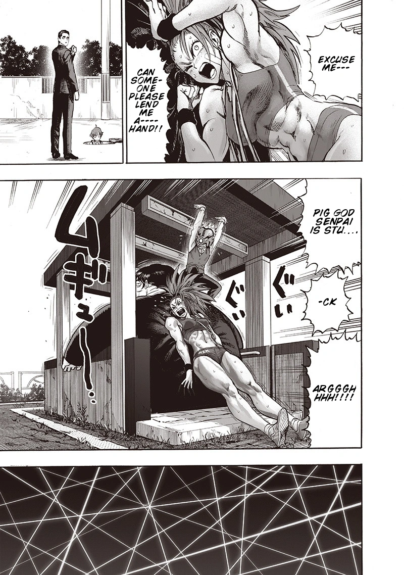One Punch Man Manga Chapter 95 page 5 - Speedster scene