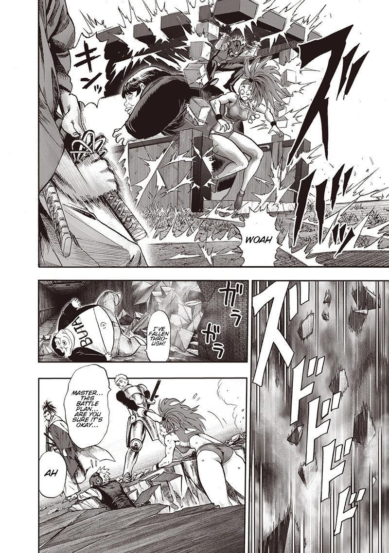 One Punch Man Manga Chapter 95 page 6 - Speedster scene