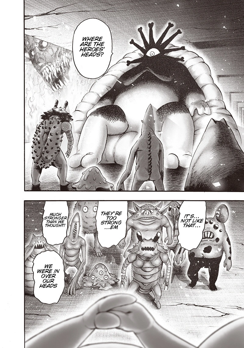 One Punch Man Manga Chapter 95 page 8 - Speedster scene