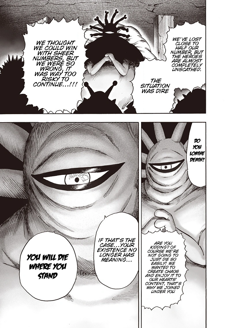 One Punch Man Manga Chapter 95 page 9 - Speedster scene