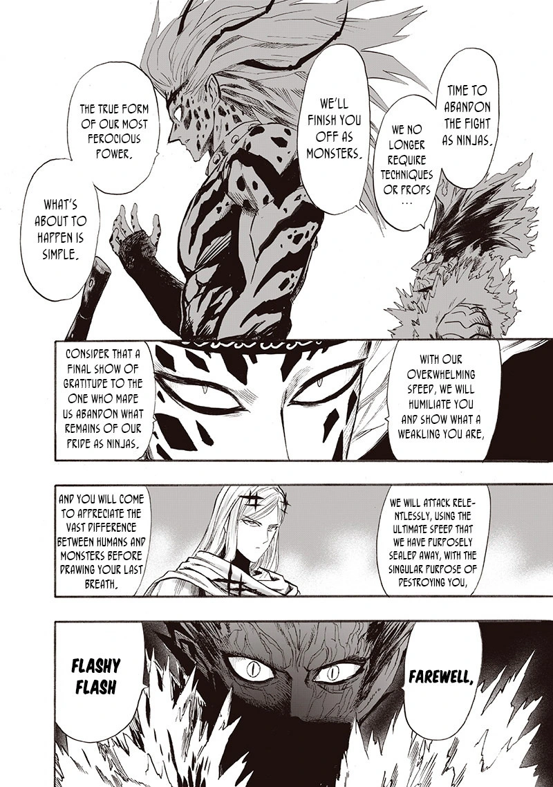 One Punch Man Manga Chapter 96 page 11 - The Time is Now scene