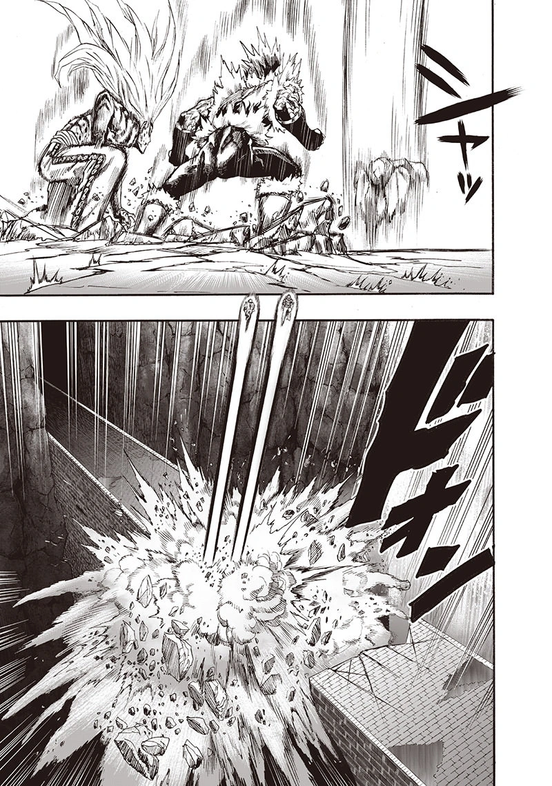 One Punch Man Manga Chapter 96 page 12 - The Time is Now scene