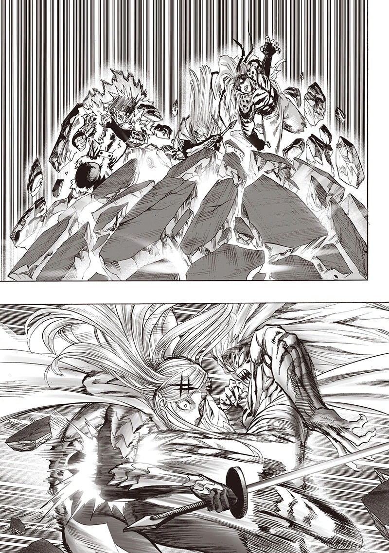 One Punch Man Manga Chapter 96 page 14 - The Time is Now scene