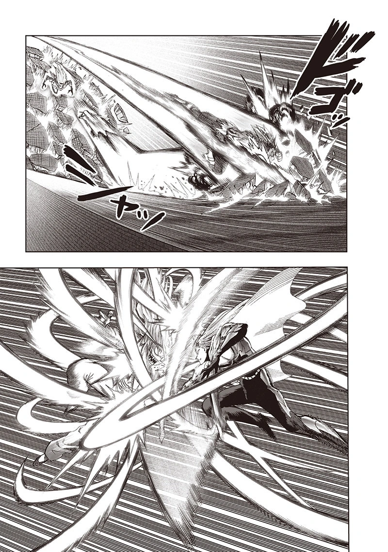 One Punch Man Manga Chapter 96 page 16 - The Time is Now scene