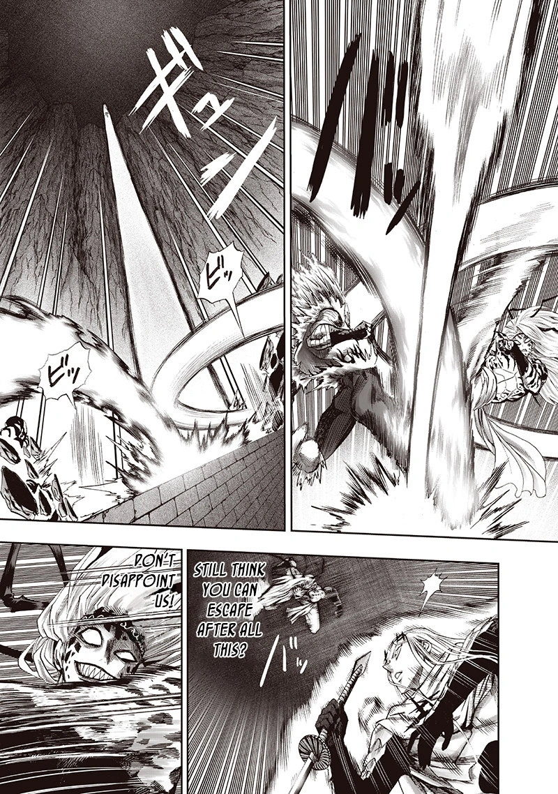 One Punch Man Manga Chapter 96 page 18 - The Time is Now scene