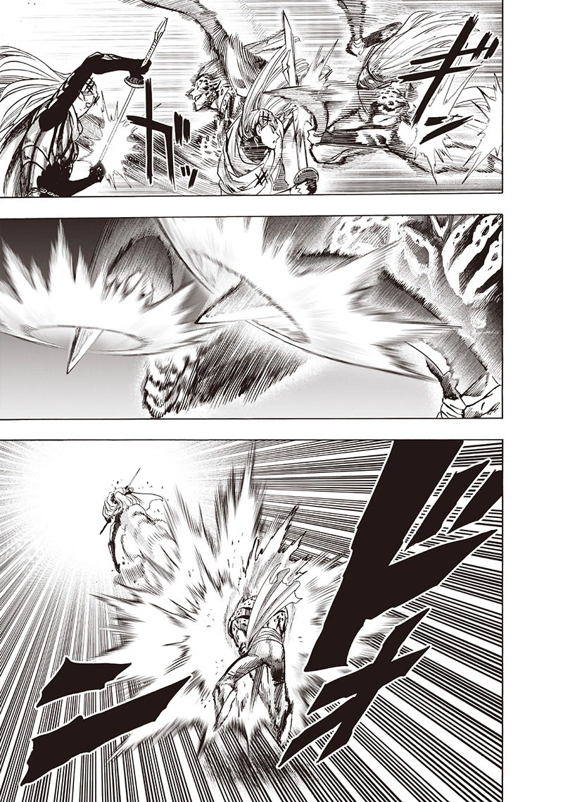 One Punch Man Manga Chapter 96 page 2 - The Time is Now scene