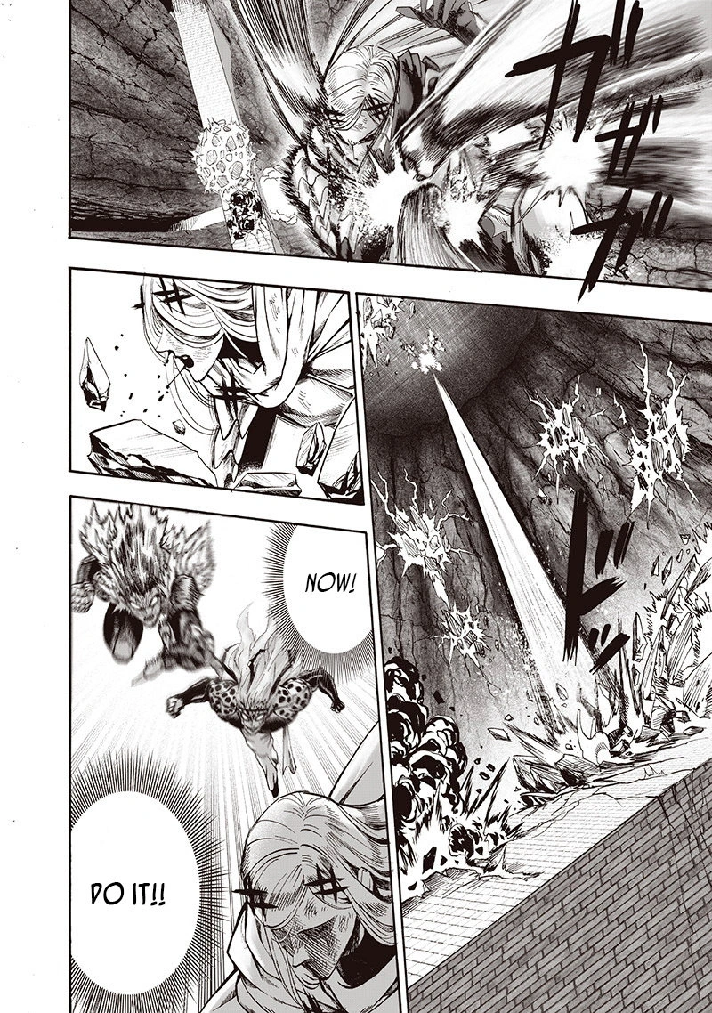 One Punch Man Manga Chapter 96 page 22 - The Time is Now scene