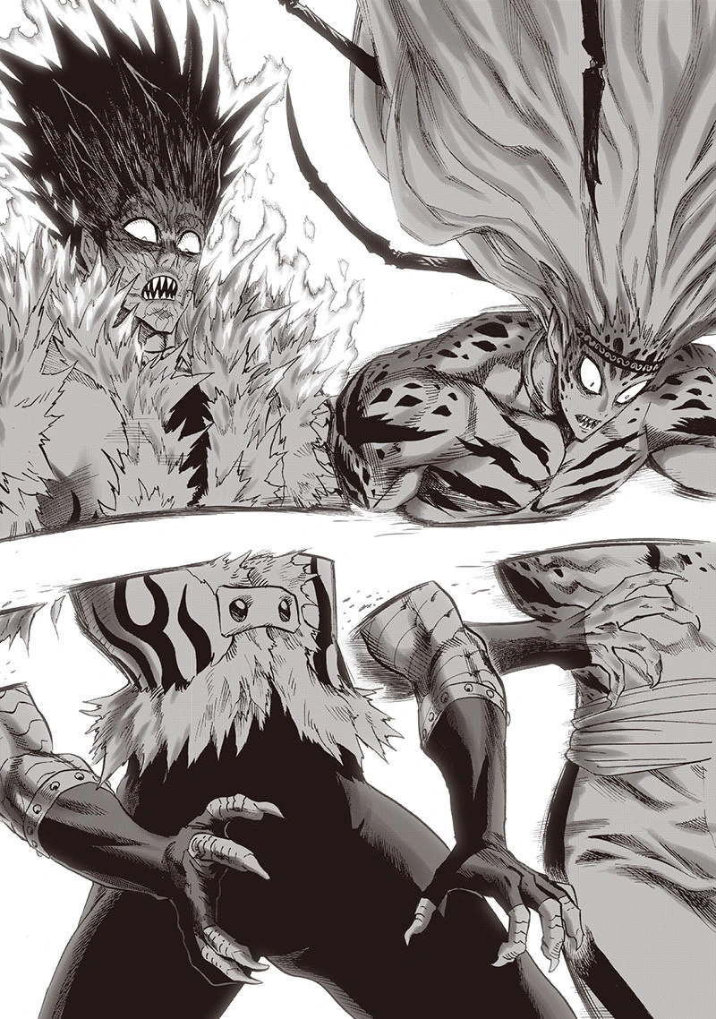 One Punch Man Manga Chapter 96 page 28 - The Time is Now scene