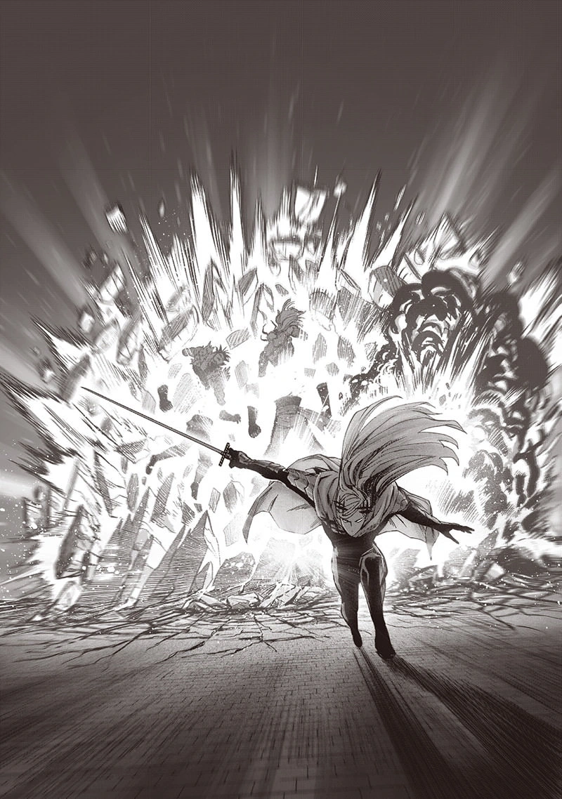 One Punch Man Manga Chapter 96 page 29 - The Time is Now scene