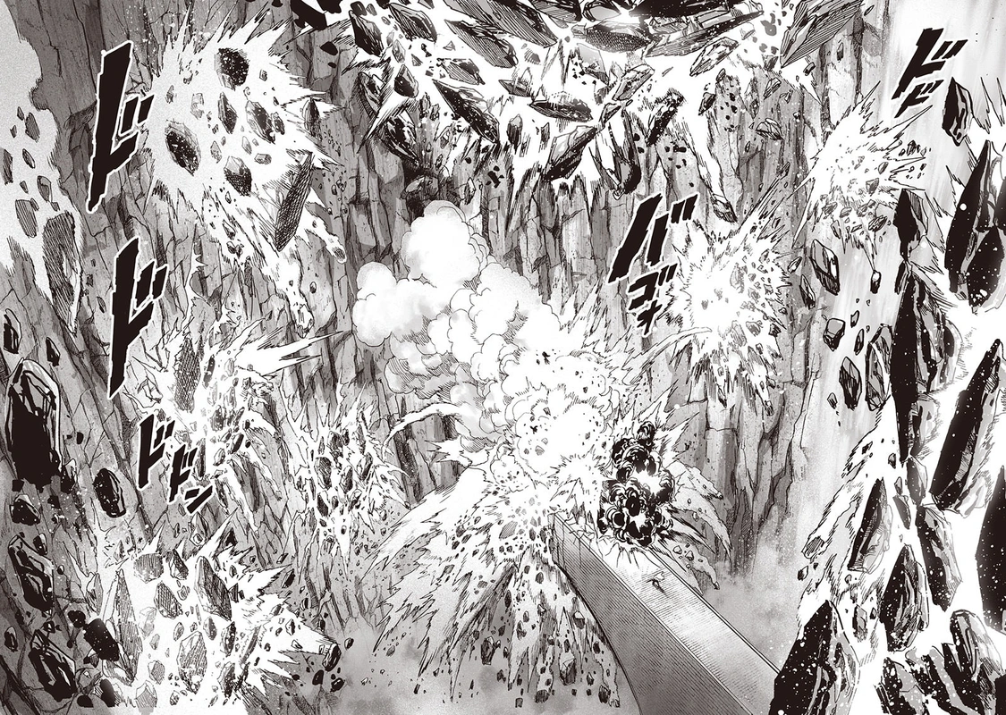 One Punch Man Manga Chapter 96 page 32 - The Time is Now scene