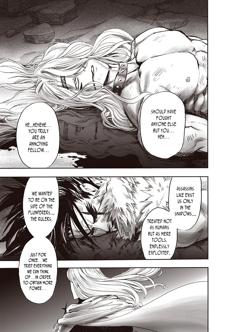 One Punch Man Manga Chapter 96 page 34 - The Time is Now scene