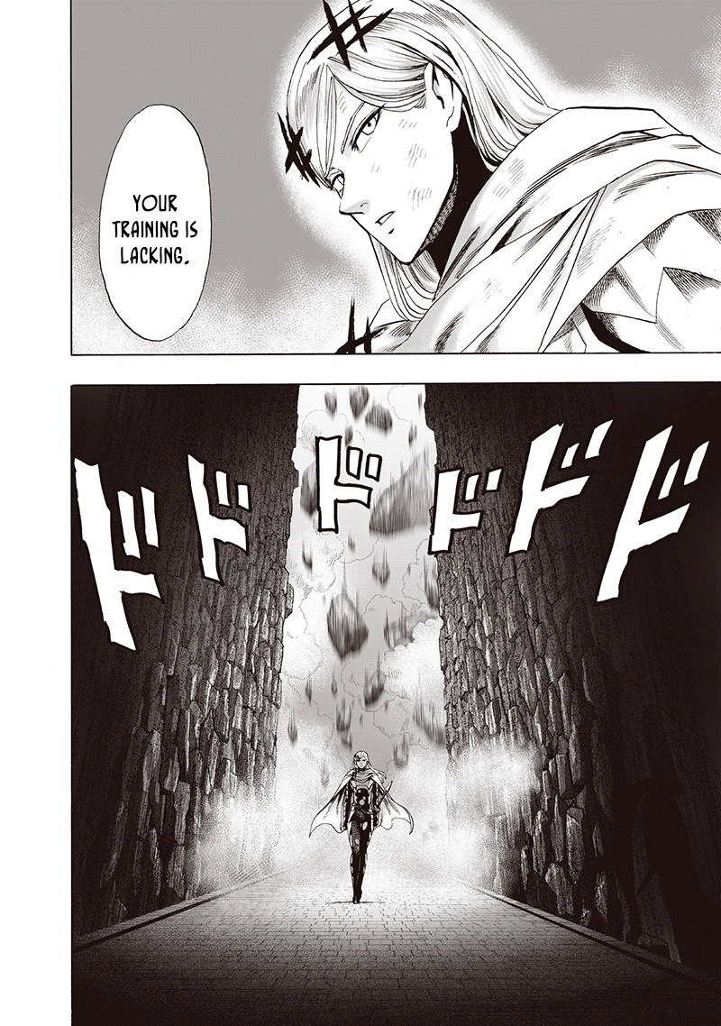 One Punch Man Manga Chapter 96 page 37 - The Time is Now scene
