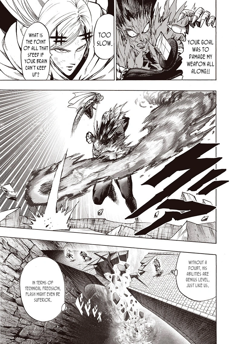 One Punch Man Manga Chapter 96 page 8 - The Time is Now scene