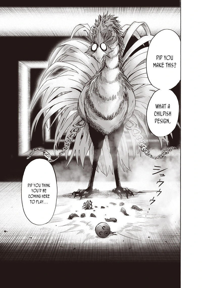 One Punch Man Manga Chapter 97 page 9 - Backpack scene