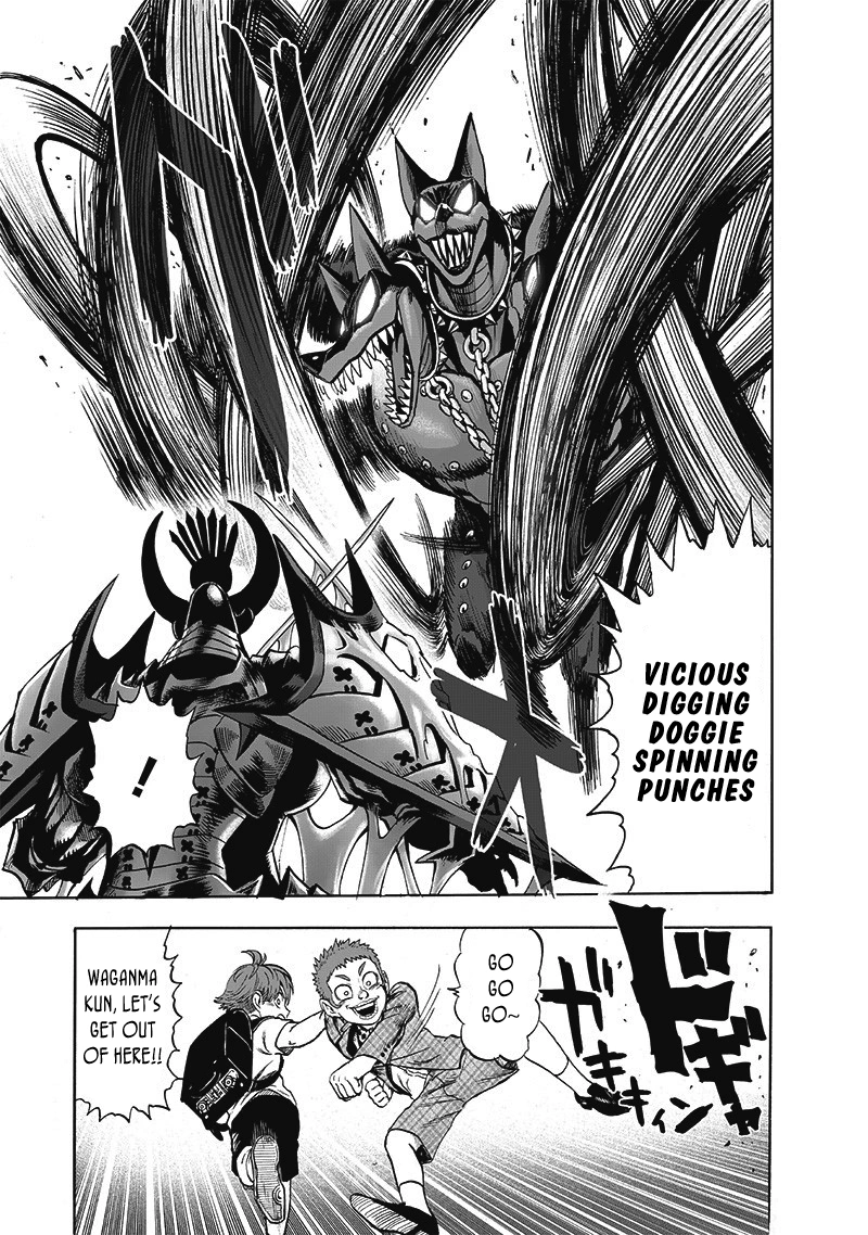 One Punch Man Manga Chapter 98 page 10 - Tears of Regret scene