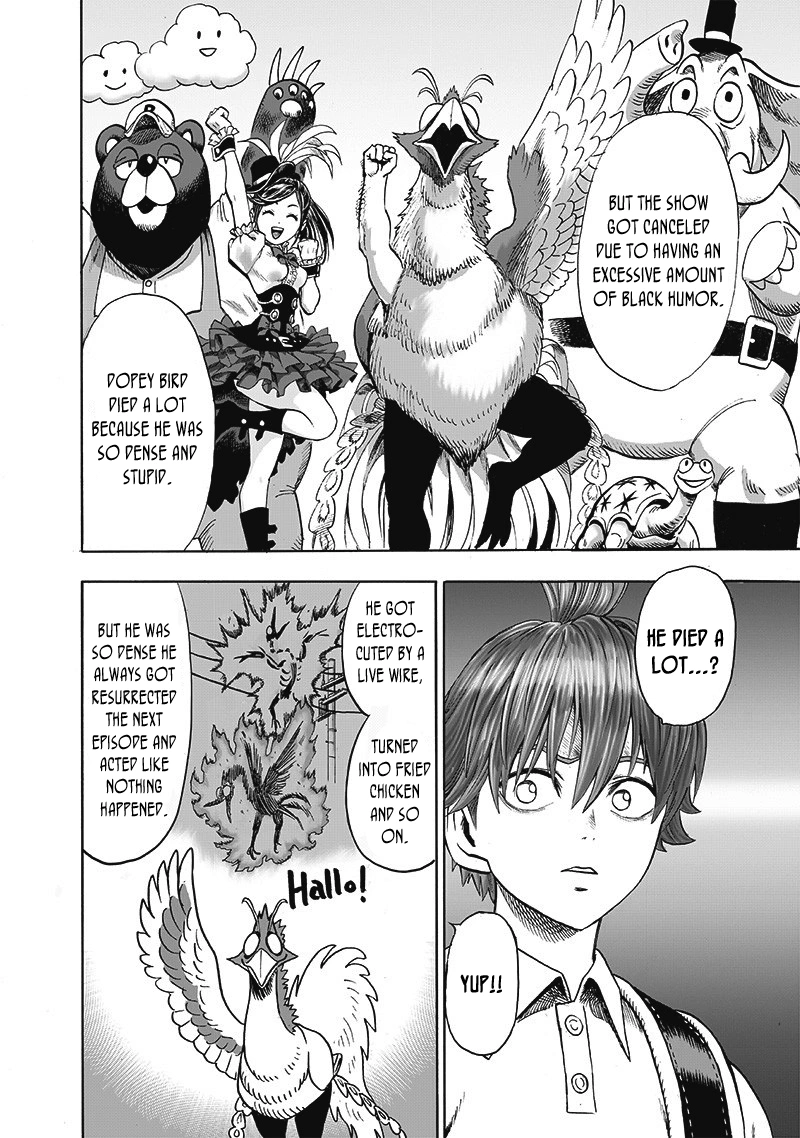 One Punch Man Manga Chapter 98 page 15 - Tears of Regret scene