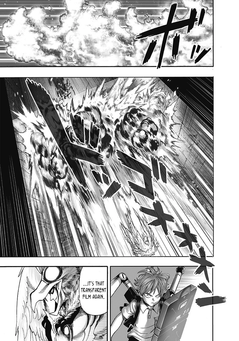 One Punch Man Manga Chapter 98 page 25 - Tears of Regret scene