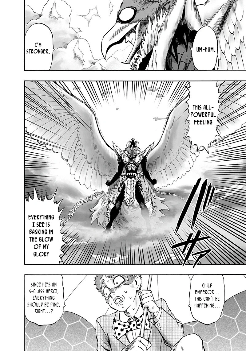 One Punch Man Manga Chapter 98 page 31 - Tears of Regret scene