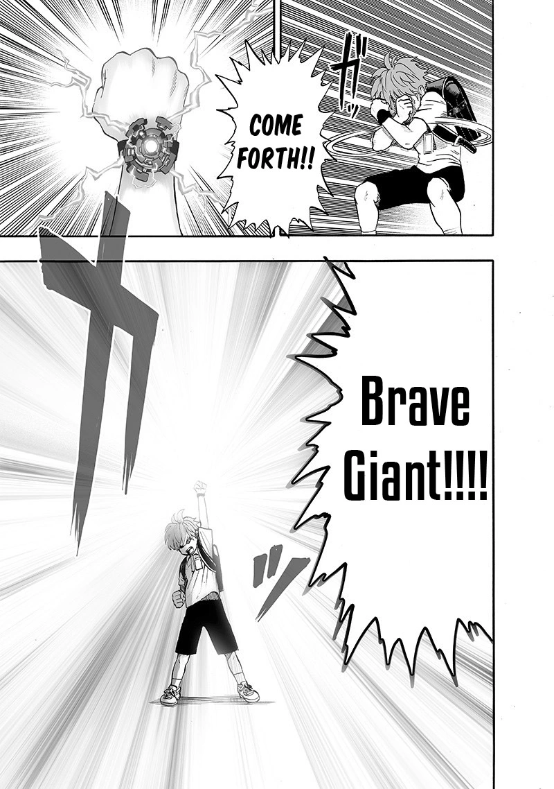 One Punch Man Manga Chapter 98 page 34 - Tears of Regret scene