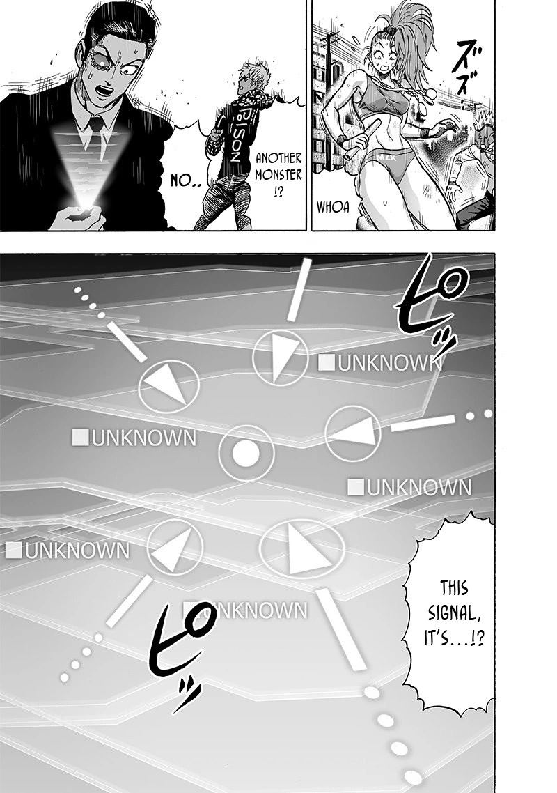 One Punch Man Manga Chapter 98 page 36 - Tears of Regret scene