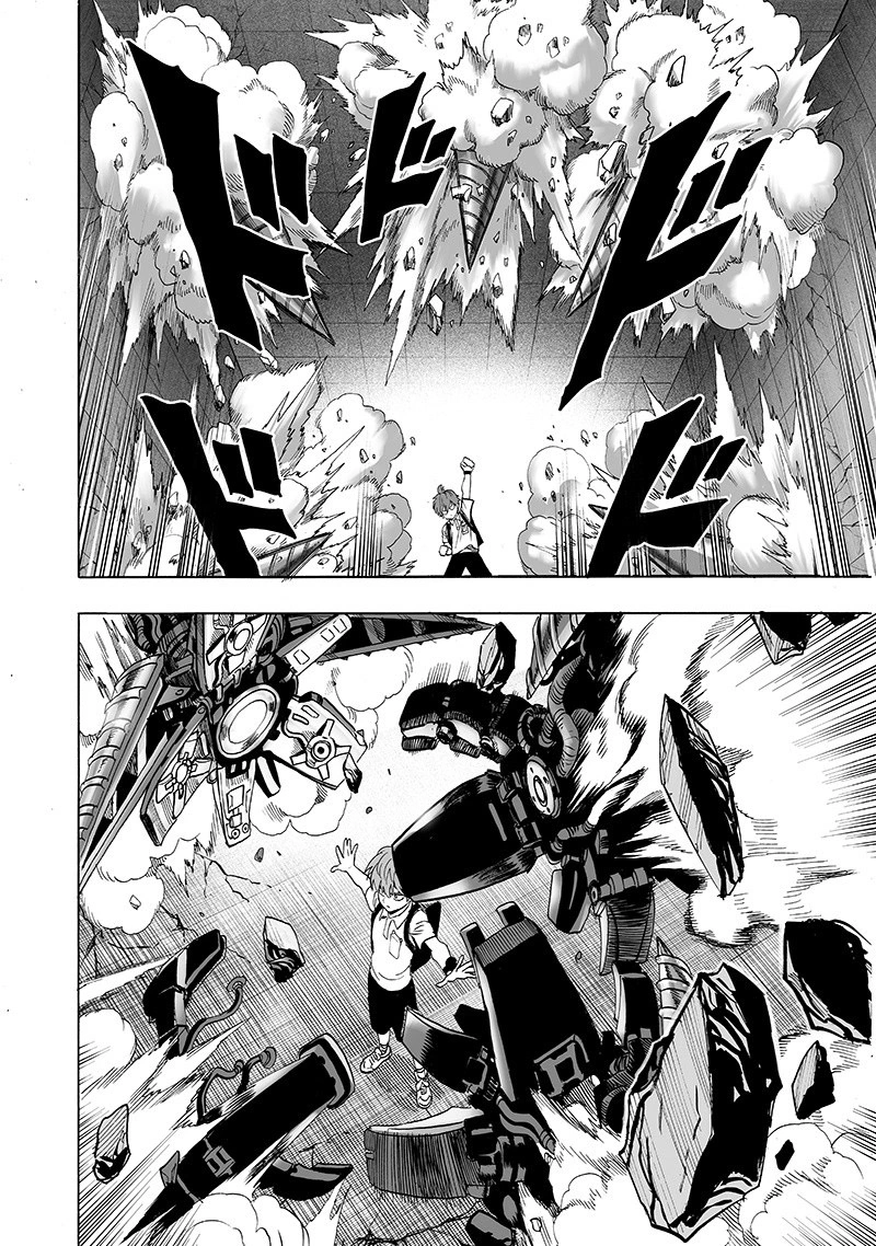 One Punch Man Manga Chapter 98 page 37 - Tears of Regret scene