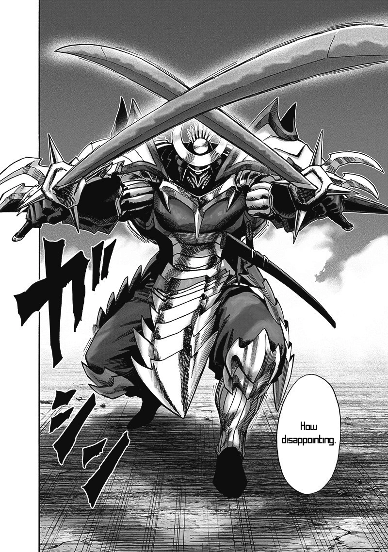 One Punch Man Manga Chapter 98 page 7 - Tears of Regret scene