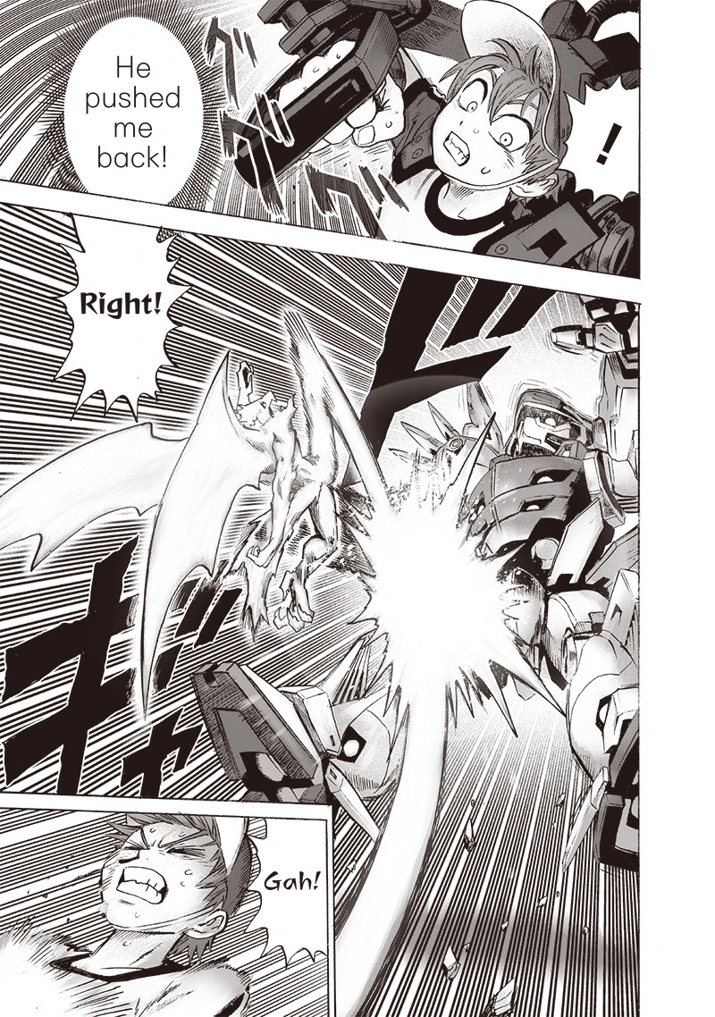One Punch Man Manga Chapter 99 page 17 - Heat Up scene