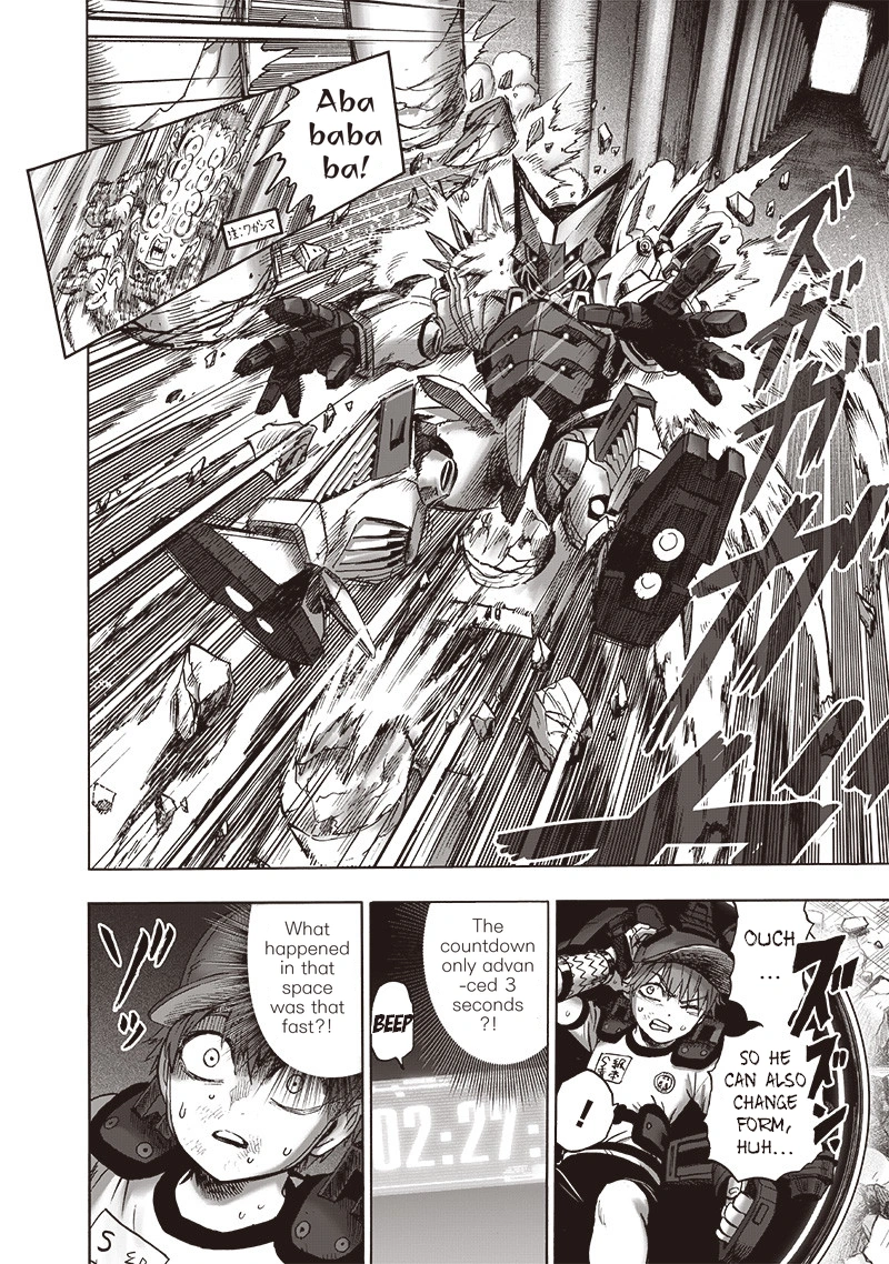 One Punch Man Manga Chapter 99 page 18 - Heat Up scene