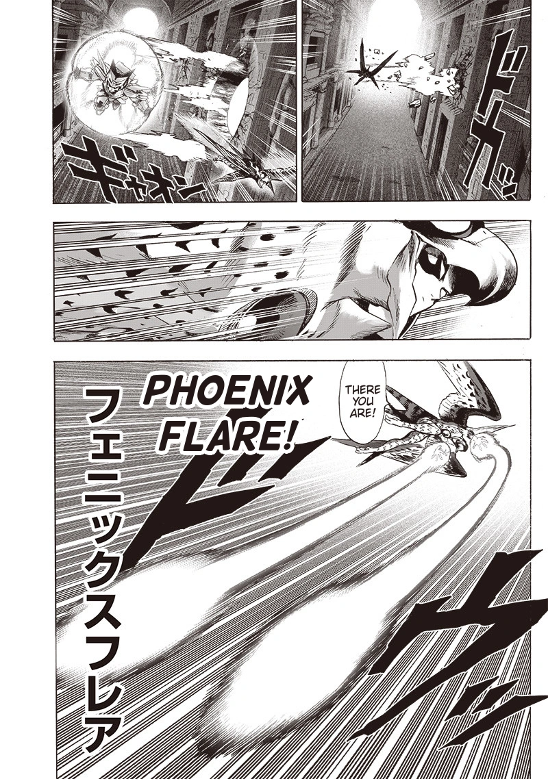 One Punch Man Manga Chapter 99 page 27 - Heat Up scene
