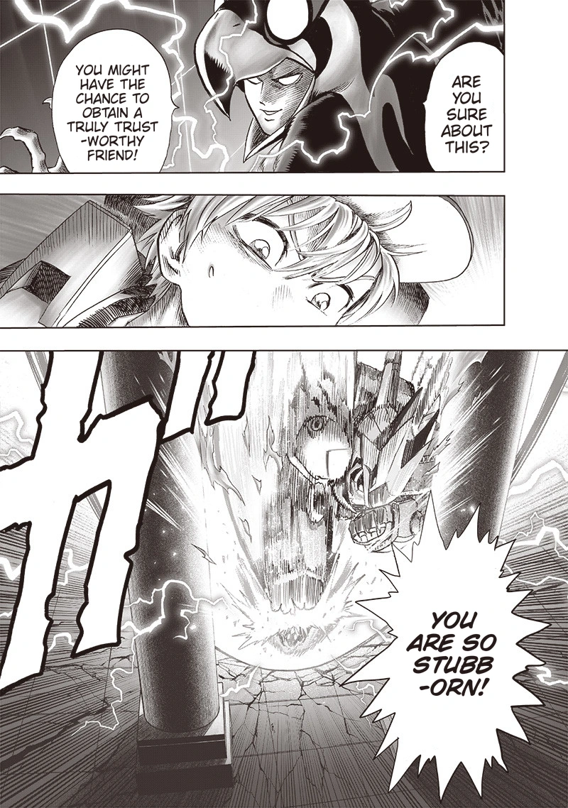 One Punch Man Manga Chapter 99 page 30 - Heat Up scene