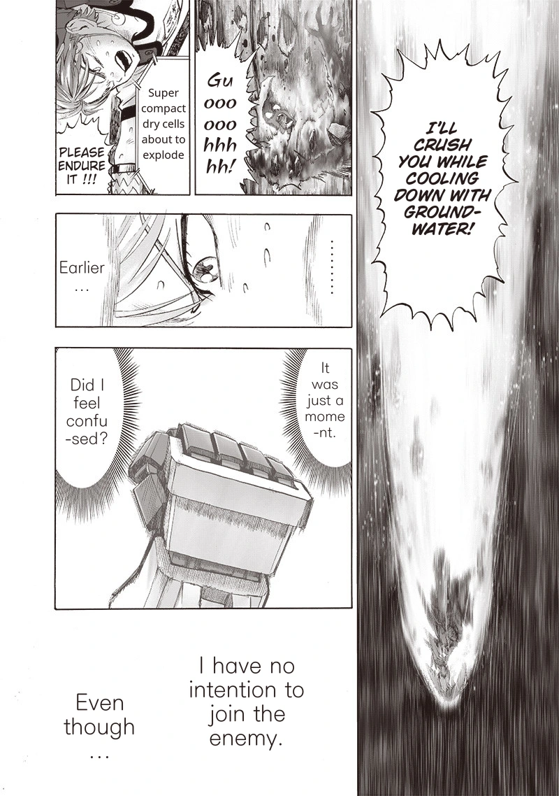 One Punch Man Manga Chapter 99 page 34 - Heat Up scene