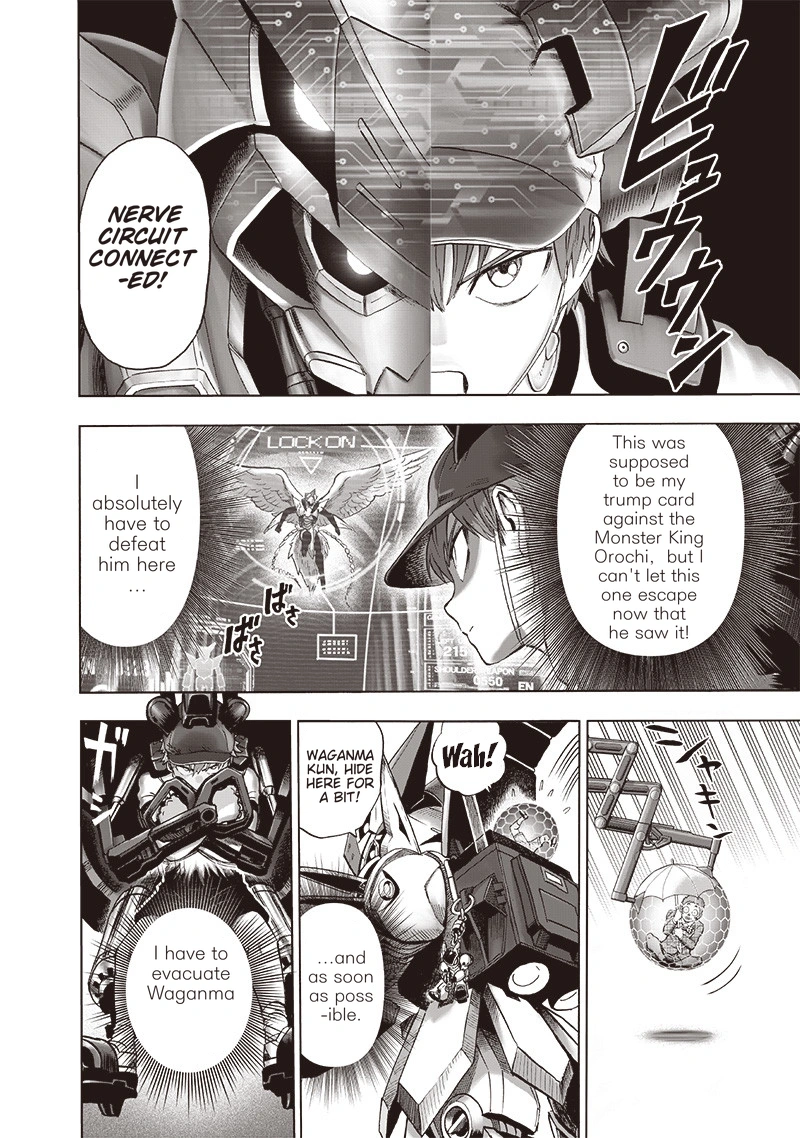 One Punch Man Manga Chapter 99 page 4 - Heat Up scene